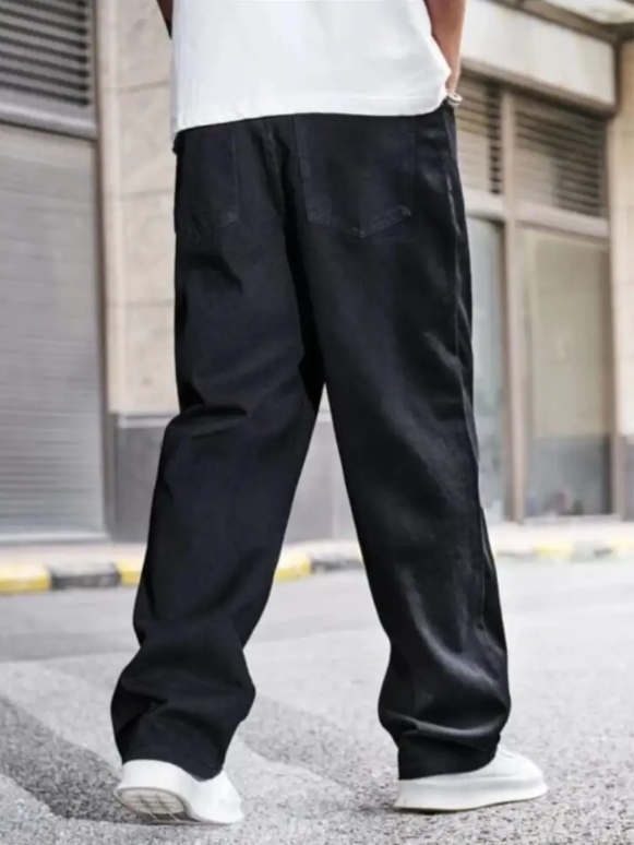 Slim Men Black Jeans