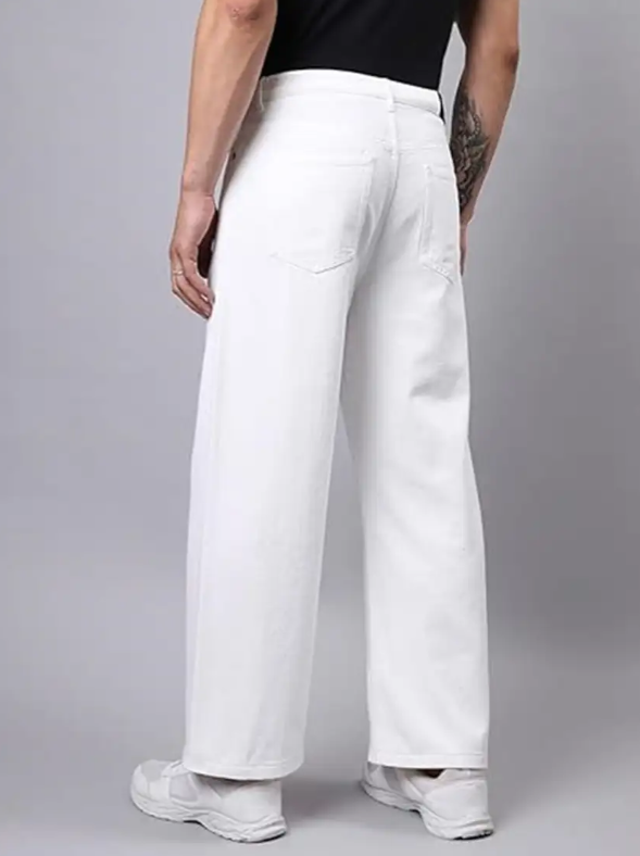 Regular Men White Jeans